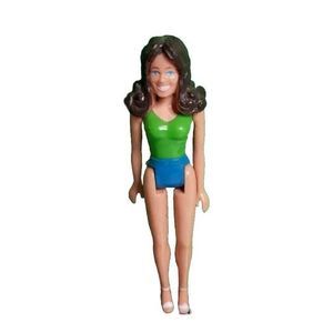 Mini Daisy Duke Action Figure 1981 Warner Bros Inc Made in Hong Kong
